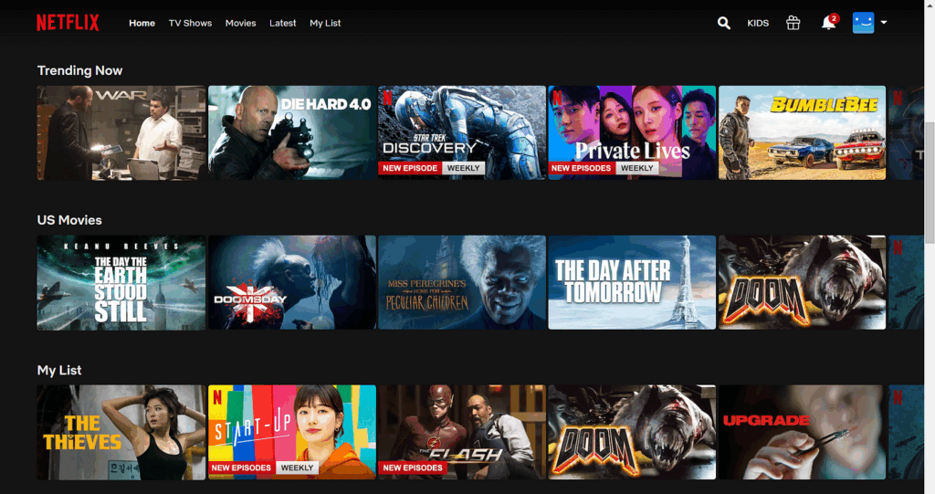Hệ thống đề xuất của Netflix