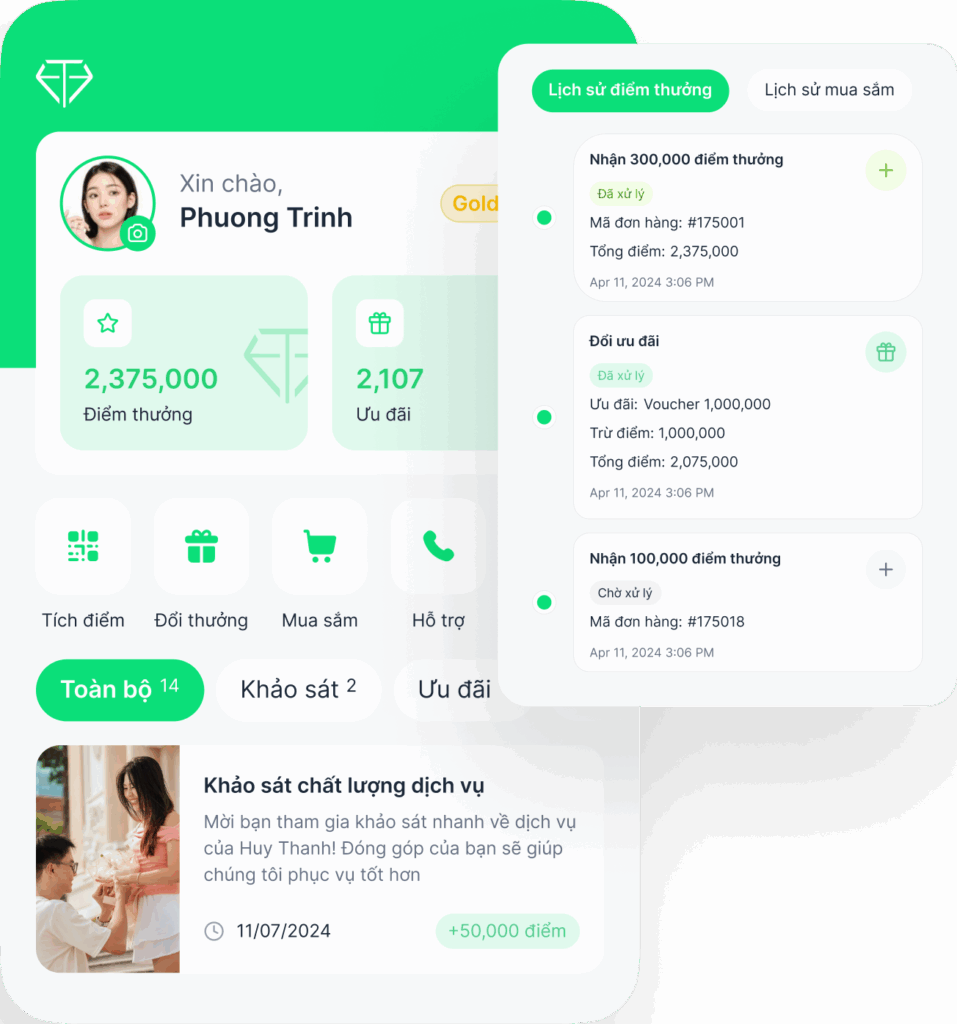 In-app AI