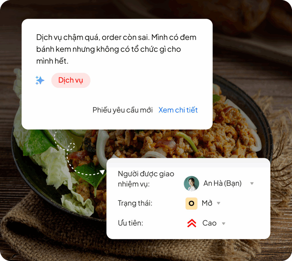 Ứng dụng AI Agent cho ngành F&B